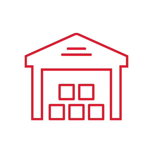 Büro- oder Lagergebäude